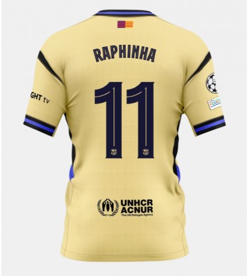 Barcelona Raphinha Belloli #11 Udebanetrøje 2025-26 Kortærmet